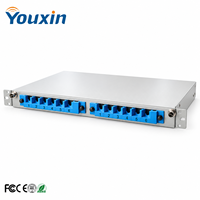 Panneau de brassage fibre optique 1U 12 ports SC 19 pouces pour montage en rack ODF pour centre de données - Vente en gros