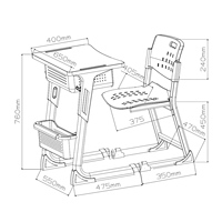 Meubles commerciaux modernes, bureau en forme de C réglable en hauteur, table d'étude pour étudiants, chaise de bureau ergonomique