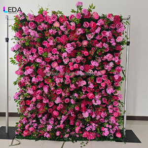 LEDA - Pared de Flores Artificiales de Color Rosa para Bodas, Cumpleaños, Eventos y Decoración de Fiestas - Product Image 2