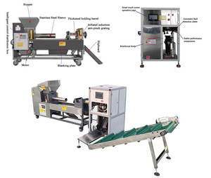 เครื่องบรรจุวัสดุเพาะเห็ดแบบถุงกลม เครื่องทำถุงเห็ดแบบม้ว<span class=keywords><strong>น</strong></span> - Product Image 2