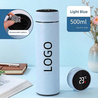 Thermos intelligent avec affichage de la température, en acier inoxydable 304, portable pour voiture, corps droit, isolation sous vide, anti-chute, tasse personnalisable