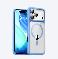 Coque de téléphone magnétique transparente personnalisée, durable et antichoc pour iPhone 17 Pro Max 16 15 14 13 12 Plus Pro