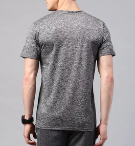 T-shirt de jogging surdimensionné 100% coton pour hommes vêtements de sport personnalisés pour hommes vente en gros - Product Image 5