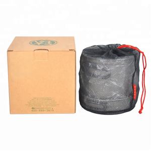 Camping en plein air pique-nique sac <span class=keywords><strong>à</strong></span> dos bol <span class=keywords><strong>à</strong></span> soupe poêle <span class=keywords><strong>à</strong></span> frire kit de désordre accessoires de camping ensemble de casseroles en titane avec poignée pliante - Product Image 4