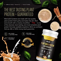 Poudre de protéines végétales OEM en gros, vente chaude, végétalienne, pour la croissance musculaire des adultes, shake diététique 560g