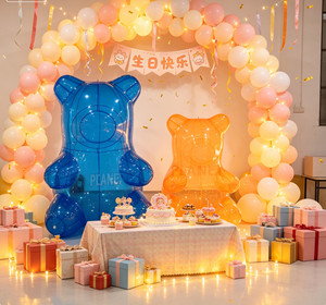 Modello Pubblicitario Personalizzato di Orso Gommoso Gonfiabile Gigante |   Orsacchiotto in PVC Ermetico Promozionale per Eventi e Decorazioni Esterne - Product Image 4
