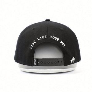 Best Selling Products 5 Panel Adult Men Structured 100 % Cotton Black Distressed 3D Embroidered Baseball <b>Hat</b> - Product Image 4