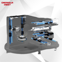 Petit robot de bureau à cinq axes avec changeur d'outils automatique et moteur, solution de découpe de précision multifonctionnelle, charge utile de 8 kg