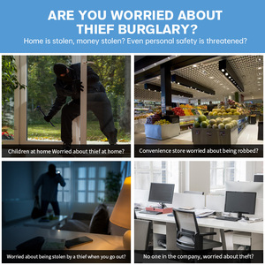 130dB Cửa Cửa sổ hệ thống cảm biến tuya wifi thông minh đơn giản an toàn báo động chống trộm cho an ninh nhà - Product Image 4