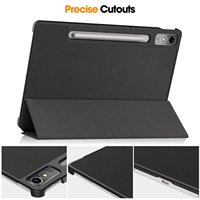 Casing Tablet kulit PU penyangga Folio lipat tiga dudukan ramping Magnet PENUTUP UNTUK Lenovo Tab P12 TB371FC/Xiaoxin Pad Pro 12.7 2023
