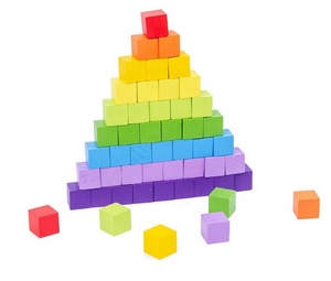 Wooden Multiplication Board <strong>Game</strong> 81 <strong>Cubes</strong> Blocks Montessori 9*9 Times Table Tray with Answers Preschool Learning Toys Gift - Product Image 2