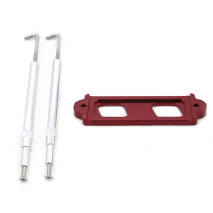 Support de montage de batterie en alliage d'aluminium pour Honda Civic 88-00, support de batterie de voiture avec tiges de support réglables - Product Image 4