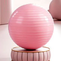 Pelota de Yoga de PVC Antiexplosión Premium para Pilates, Desinflado Lento, Alta Elasticidad, Color Personalizado, Bajo MOQ, Pelota de Ejercicio