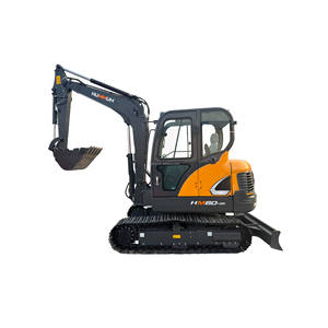 Neuer 6-Tonnen-Kettenbagger mit Yanmar-Motor, Pumpe, Getriebe, Hengli PLC und Lager – Bagger der Marke HUMMUH - Product Image 1