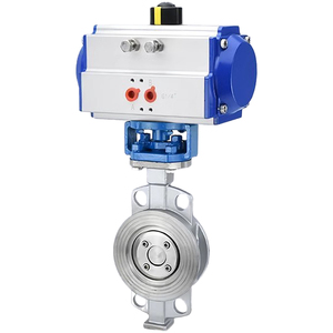 Válvula de Triple Offset SONGO DN100 de 4 Pulgadas, Cuerpo de Acero Inoxidable SS304 con Actuador Neumático - Product Image 4