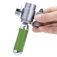 Cartouche de CO2 jetable de qualité alimentaire 16g, filetage 3/8-24UNF, bouteille en aluminium, forme cylindrique - Accessoire pour aquarium, aquascaping