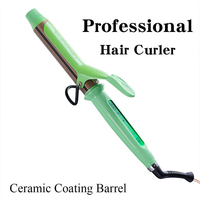 Fer à boucler professionnel rotatif pour salon, avec écran LCD personnalisé, tube chauffant en titane de 125 mm – Nouveauté 2026, Offre Spéciale