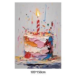 ฉากหลังเค้กวันเกิด DAMAI ผ้าตกแต่งแขวนสำหรับเด็กชายและเด็กหญิง ฉากหลังงานวันเกิดเด็ก ของตกแต่งฉากถ่ายรูป อุปกรณ์จัดฉาก - Product Image 3