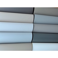 Maßgefertigte 200 Mikron Einfarbige PVC-Möbelfolien Modernes Design Rolle Dekorative Wasserdichte Soft-Touch-Folie für Innenräume Fenster Türen