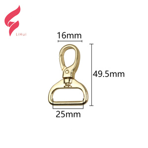 Lihui Hardware – Nouvelle Sangle Pivotante Tendance Vintage Écologique avec Boucle <span class=keywords><strong>à</strong></span> Ressort, Mousqueton Pivotant de Luxe en Alliage de Zinc, Crochet <span class=keywords><strong>à</strong></span> Déclenchement Luxueux - Product Image 5