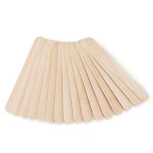 Usine Naturel Plat 150*18*1.6mm <span class=keywords><strong>Spatule</strong></span> À Crème Glacée Dépilatoire Rond Long Bâtons De Bois De Cire - Product Image 2