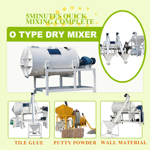 Mélangeur à ruban de 3000 litres pour mortier sec et mortier de maçonnerie, machine d'emballage à valve scellée, personnalisable, certifiée CE - Product Image 6