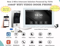 Interphone vidéo 2 fils économique pour usine, alimenté par Tuya IP Wifi 1080P, pour remplacement de système d'entrée de porte ancien et réduction des coûts