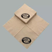 Lot de plaquettes personnalisées, papier d'emballage, Serviettes de table, avec Logo, vente en gros