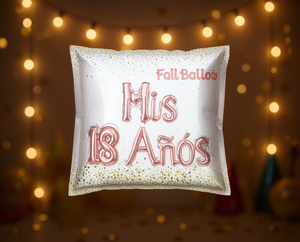 Palloncino in Foil 'Mis 18 Anos' per Decorazioni Festa di Compleanno per Adolescenti - Product Image 2