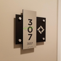 Plaque de porte en braille durable YIYAO