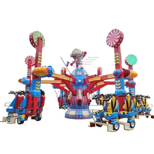 Factory New Design Playground Rotating Thrill Products Shenzhou Moon Landing Equipment For Sale