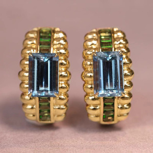 Juego de Pendientes Geométricos Exóticos para Mujer, Estilo Vintage, Accesorios para las Orejas de Uso Diario - Product Image 1