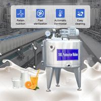 Pasteurisateur Ultra-Rafraîchissant 10L pour Lait, Jus et Bière – Machine Compacte de Pasteurisation par Lots avec Fonction Lait