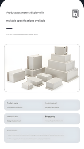 F loạt IP66 ngoài trời công nghiệp điện Hộp nối ABS nhựa PC vật liệu cho thiết bị điện tử & Thùng dụng cụ - Product Image 5