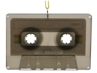Cassette en résine personnalisée unique vintage ornements de Noël