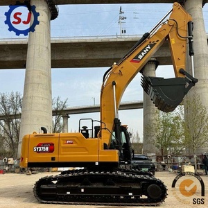 Excavatrice sur chenilles d'occasion SANY SY375H, 37 tonnes, grande excavatrice bien entretenue, équipement lourd pour travaux de terrassement SY215C SY135C SY75C - Product Image 1