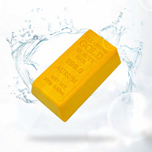 AURUM 24K โกลด์ ลักชัวรี่ บิวตี้ บาร์ แอนตี้-โพลูชั่น ออล-อิน-วัน คลีนเซอร์ สำหรับผิวมัน ปราศจากสารก่อภูมิแพ้ ได้รับการรับรองมาตรฐาน ISO 22716 ผลิตในประเทศเกาหลี - Product Image 4