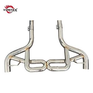 Échappement Catback Valvetronic droit VORTEX SUS304 pour Mercedes-Benz AMG GT/S 4.0T 3.0T, fixation directe - Product Image 3