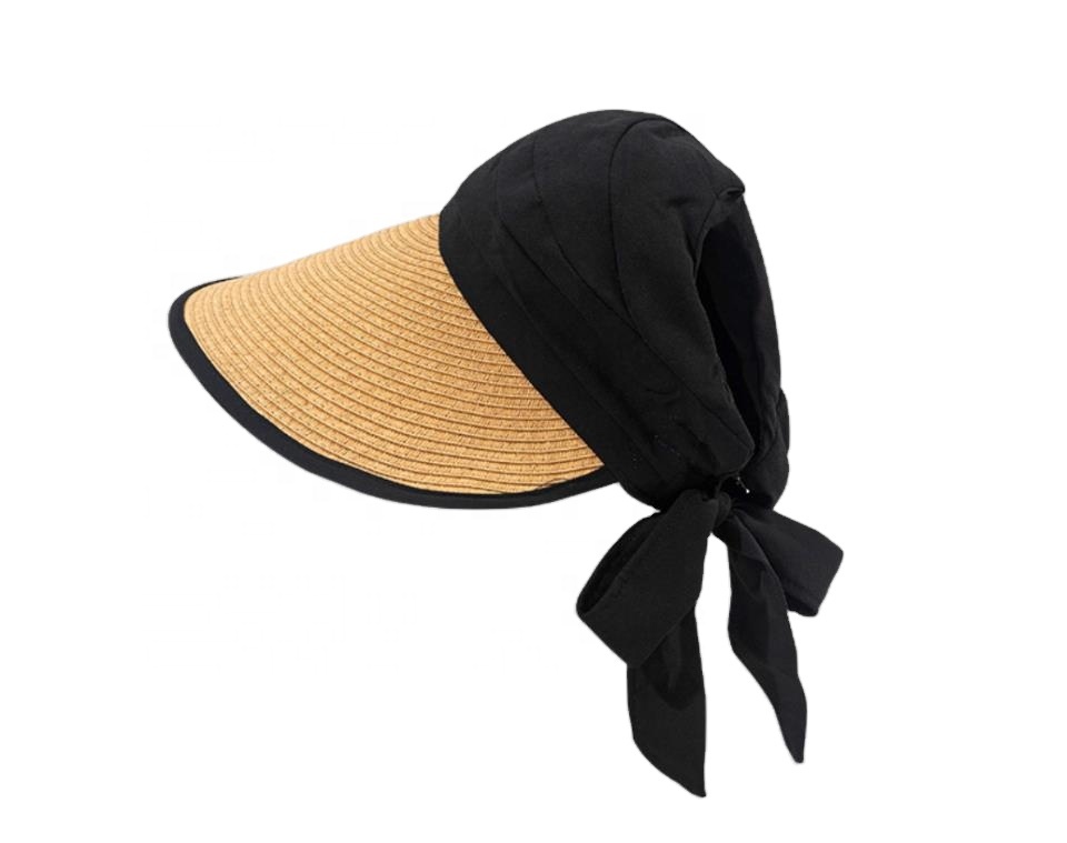 Оптовая продажа женская большая соломенная летняя шляпа ny с солнцезащитным козырьком