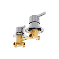 Dfrap mélangeur de douche caché, 2 fonctions 3 fonctions 4 voies 5 voies, robinet de dérivation de douche