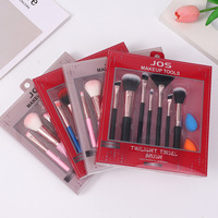 Ensemble de 9 pinceaux de maquillage, éponge, pinceau pour les yeux, fard à paupières, fond de teint liquide, outil de maquillage professionnel, vente en gros d'usine
