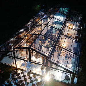 Tentes de mariage en PVC blanc 10x15 10x20 10x30 10x40 10x50 20x30, chapiteau de réception, tente de fête pour <span class=keywords><strong>50</strong></span> 100 300 500 <span class=keywords><strong>personnes</strong></span> - Product Image 5