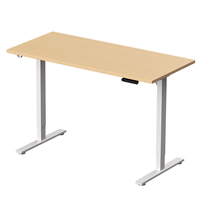 Bureau debout ergonomique moderne, réglable en hauteur électriquement, 720-1180 mm, programmable, en métal, pivotant, durable, 70 kg