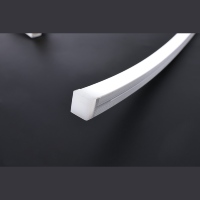 Bande LED néon flexible bicolore sans points, éclairage frontal, 12V, 120 LED/m, 3000K blanc chaud, IP68, USB, pour signalétique et rétroéclairage