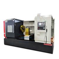 Torno CNC de Cama Plana Horizontal de un Solo Husillo de Alta Resistencia CK61125 con Control GSK, Longitud de Procesamiento de 1500/2000/3000/5000 mm