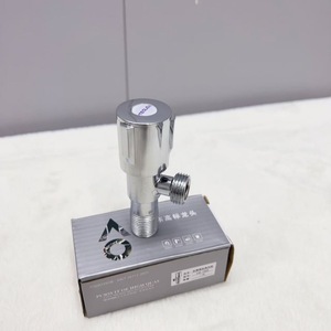 Válvula angular de acero inoxidable con rosca macho de 15 mm, acabado cromado, para fontanería de inodoros RM-910008 - Product Image 4