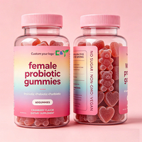 Gummies personnalisées pour l'équilibre féminin : Probiotiques premium, extrait vaginal, vitamines et probiotiques pour l'équilibre du pH féminin