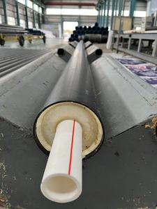 Tuyau composite pré-isolé souterrain en PERT II, PPR, PVC, écologique, certifié CE, conductivité thermique <0,033 W/mK pour - Product Image 3