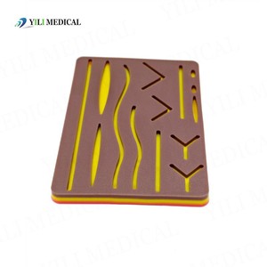 Module d'enseignement pour étudiants en médecine, module de suture cutanée simulée à trois couches, coussinet de suture cutanée en silicone, commerce extérieur transfrontalier - Product Image 2