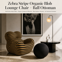 Fauteuil individuel en tissu pour salon, balcon, chambre, style minimaliste italien moderne, confortable, coloris Glacial